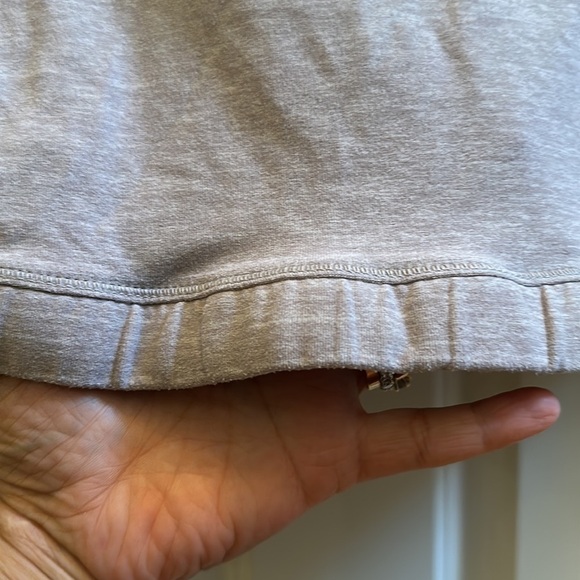 Lululemon Forthright 1/2 Zip Pullover Jacket Heathered Medium Grey Size 6 - Picture 10 of 14